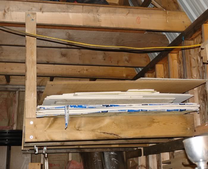 Tool thoughts 15 Drywall storage rack by NedB